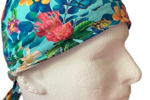 Tropical Flowers and Frogs