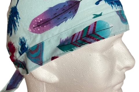 Coloured Eagle Feathers