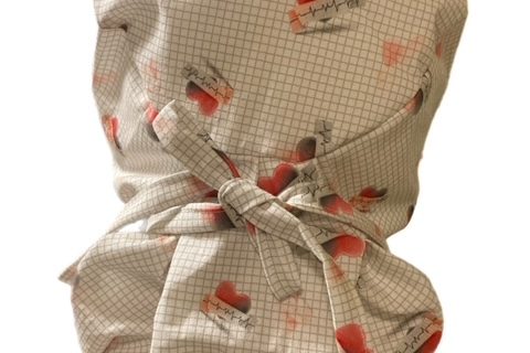 Hearts with Heartbeats Bonnet Style