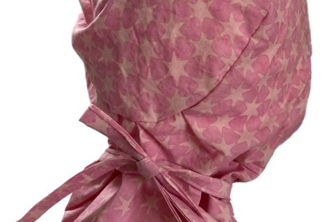 Pink with Stars Bonnet Style