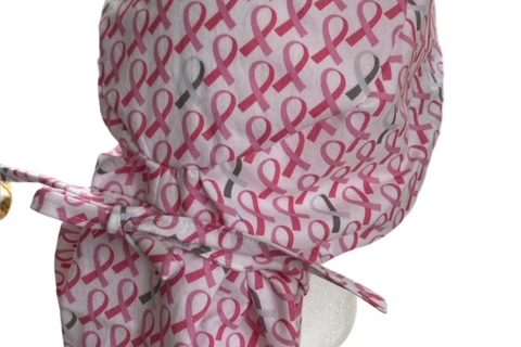 Pink with Grey Cancer Ribbons
