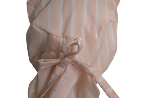 Peach with Stripes Bonnet Style