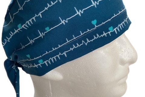 Blue Hearts with Heartbeat