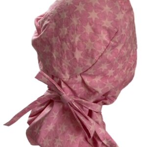 Pink with Stars Bonnet Style