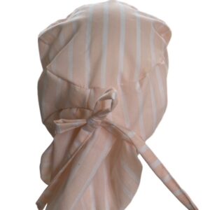 Peach with Stripes Bonnet Style