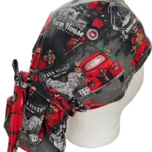 Red Truck Bonnet Style