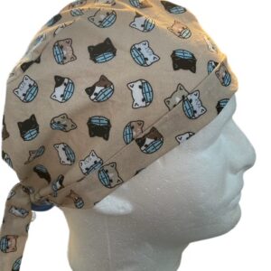 Cat's in Masks -Beige