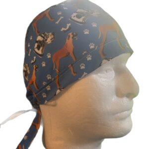 Great Danes on Blue