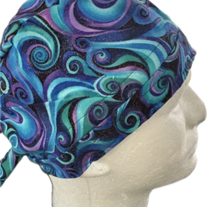 Teal and Purple Swirls
