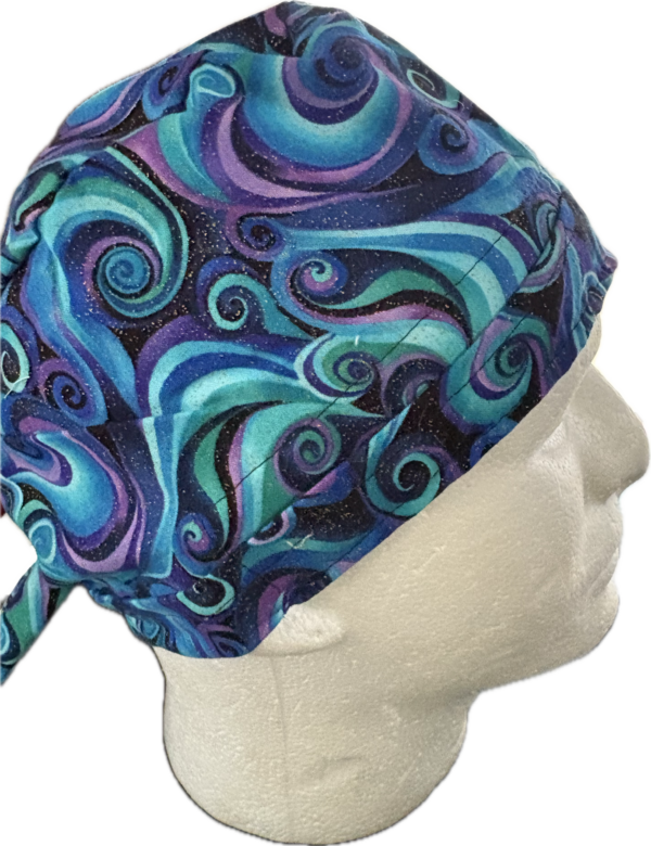 Teal and Purple Swirls
